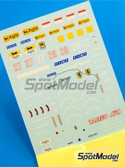 Tameo Kits TMK069: Car scale model kit 1/43 scale - Ferrari F1/87 